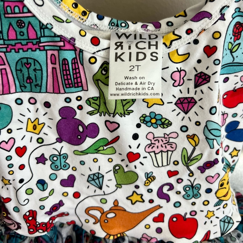 Stunning New Wild Rich Kids Skirted Leo size 2T! - Picture 5 of 6